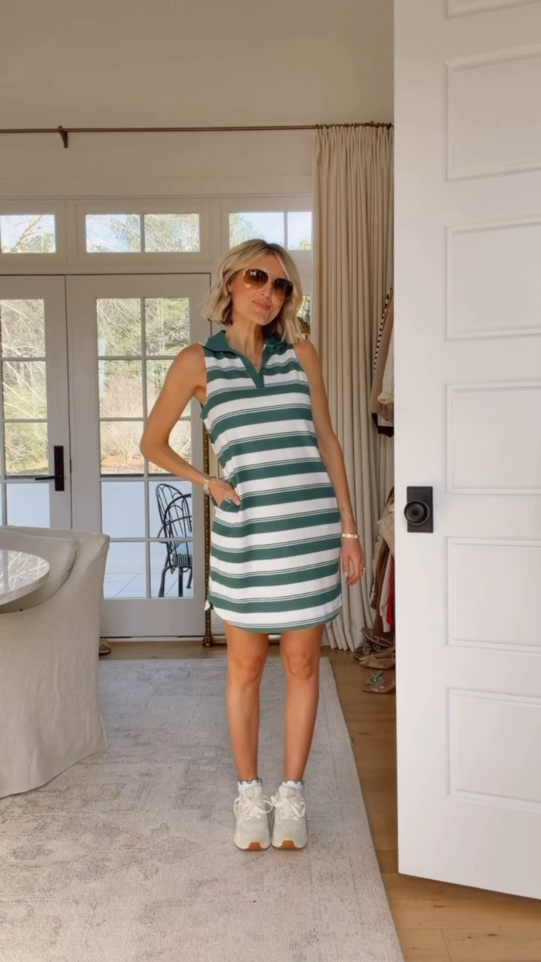 This collared striped active dress is perfect to stay comfy, but still look the part at the Master’s! Wearing S. 

Loverly Grey, Target find, Target fashion, striped active dress, striped tennis dress, striped golf dress, Master’s outfit ideas, golf tournament outfit ideas 

#LTKSeasonal #LTKootd #LTKActive