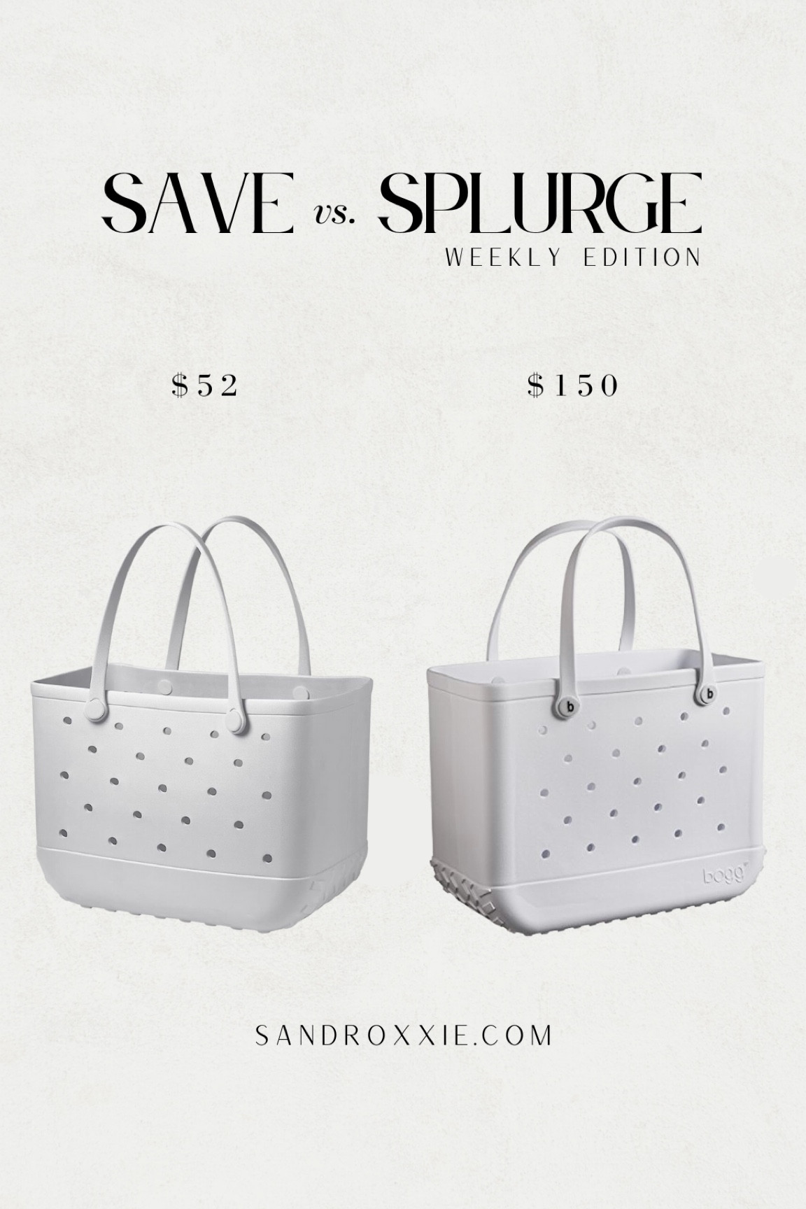 Save vs. splurge — pool, beach bag

xo, Sandroxxie by Sandra
www.sandroxxie.com | #sandroxxie

save or splurge, same vibe for less


#LTKSeasonal #LTKstyletip #LTKitbag