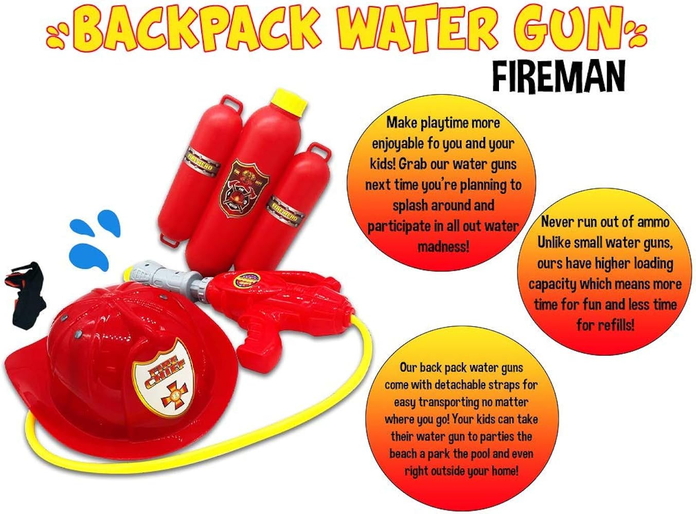Hoovy Backpack Water Guns | Amazon (US)