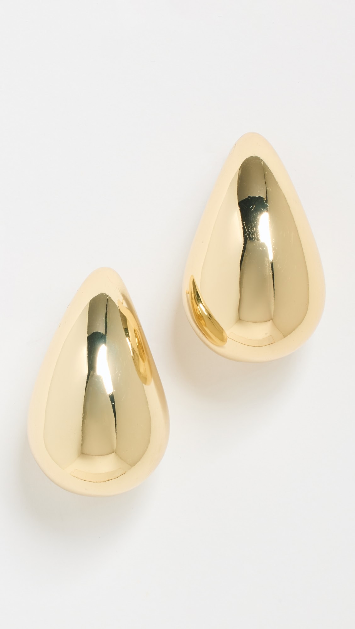 By Adina Eden Solid Chunky Drop Stud Earrings | Shopbop | Shopbop