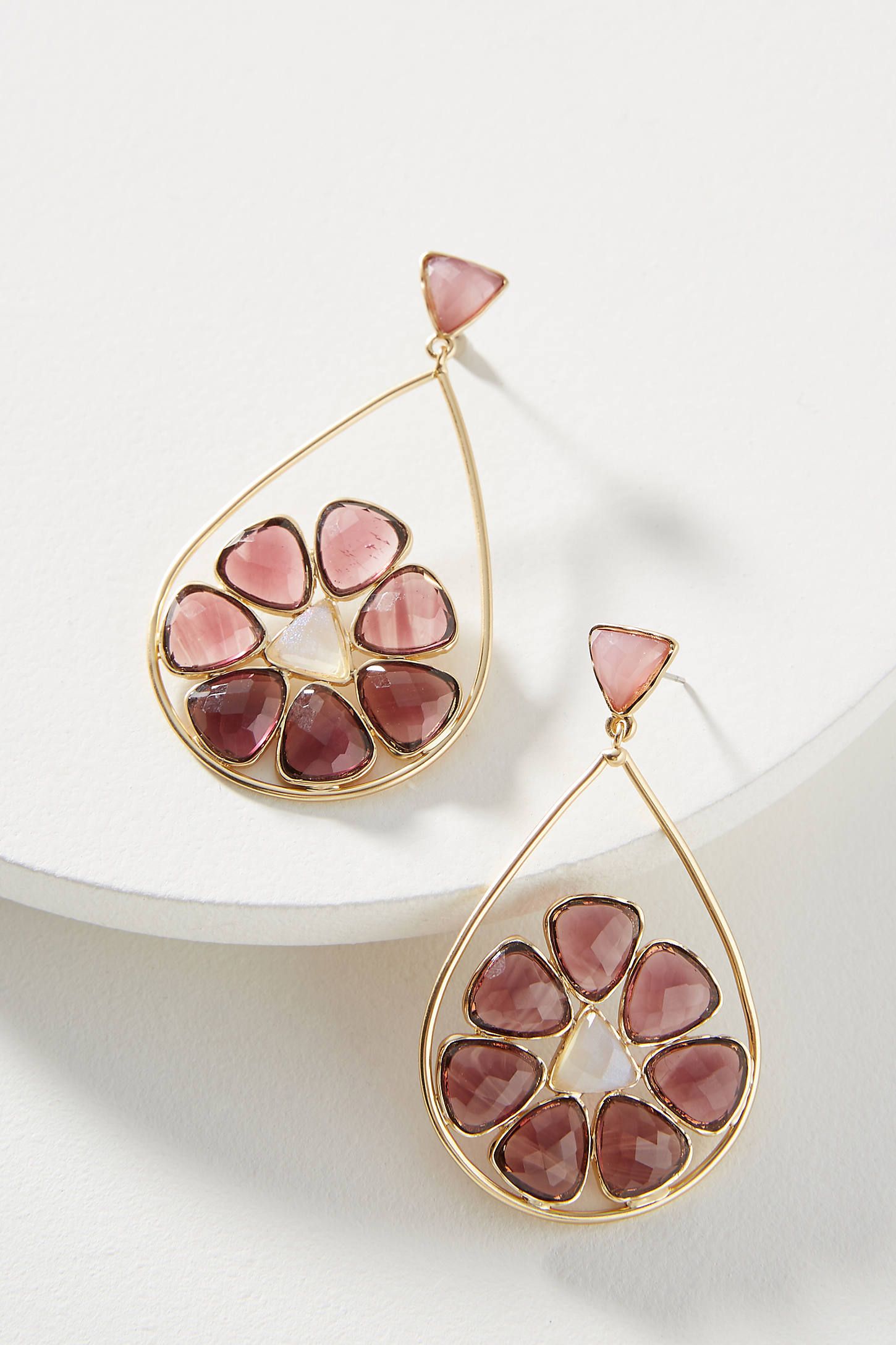 Blooming Mosaic Drop Earrings | Anthropologie (US)