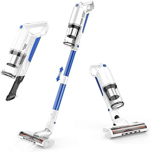 Cordless Vacuum Cleaner, whall Upgraded 22Kpa Suction 280W Brushless Motor 4 in 1 Cordless Stick Vac | Amazon (US)