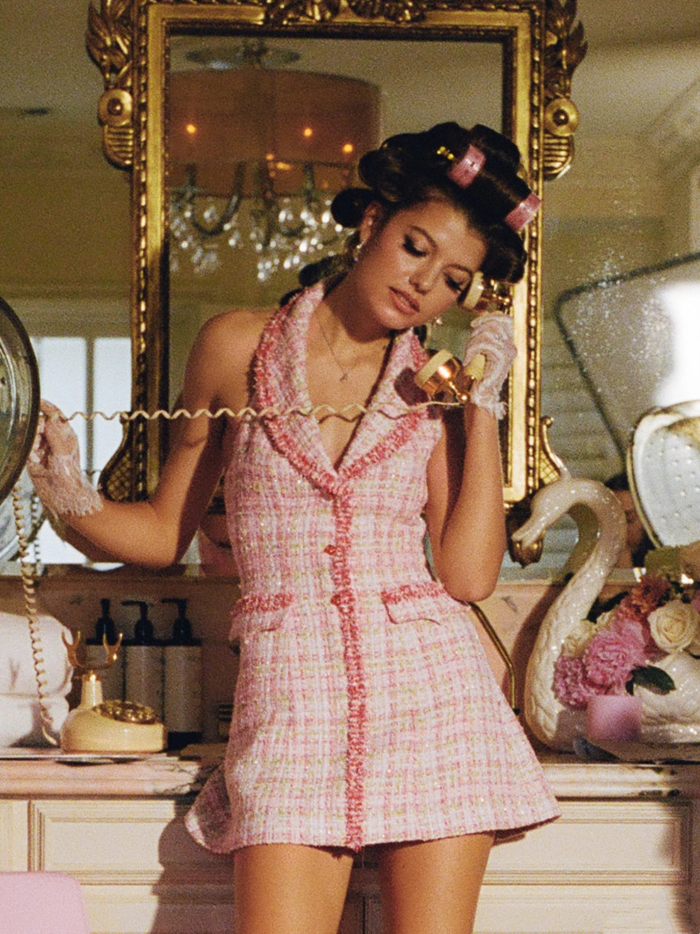 Bianca: Pink Mini Dress for Bridal Shower | Nana Jacqueline | Nana Jacqueline
