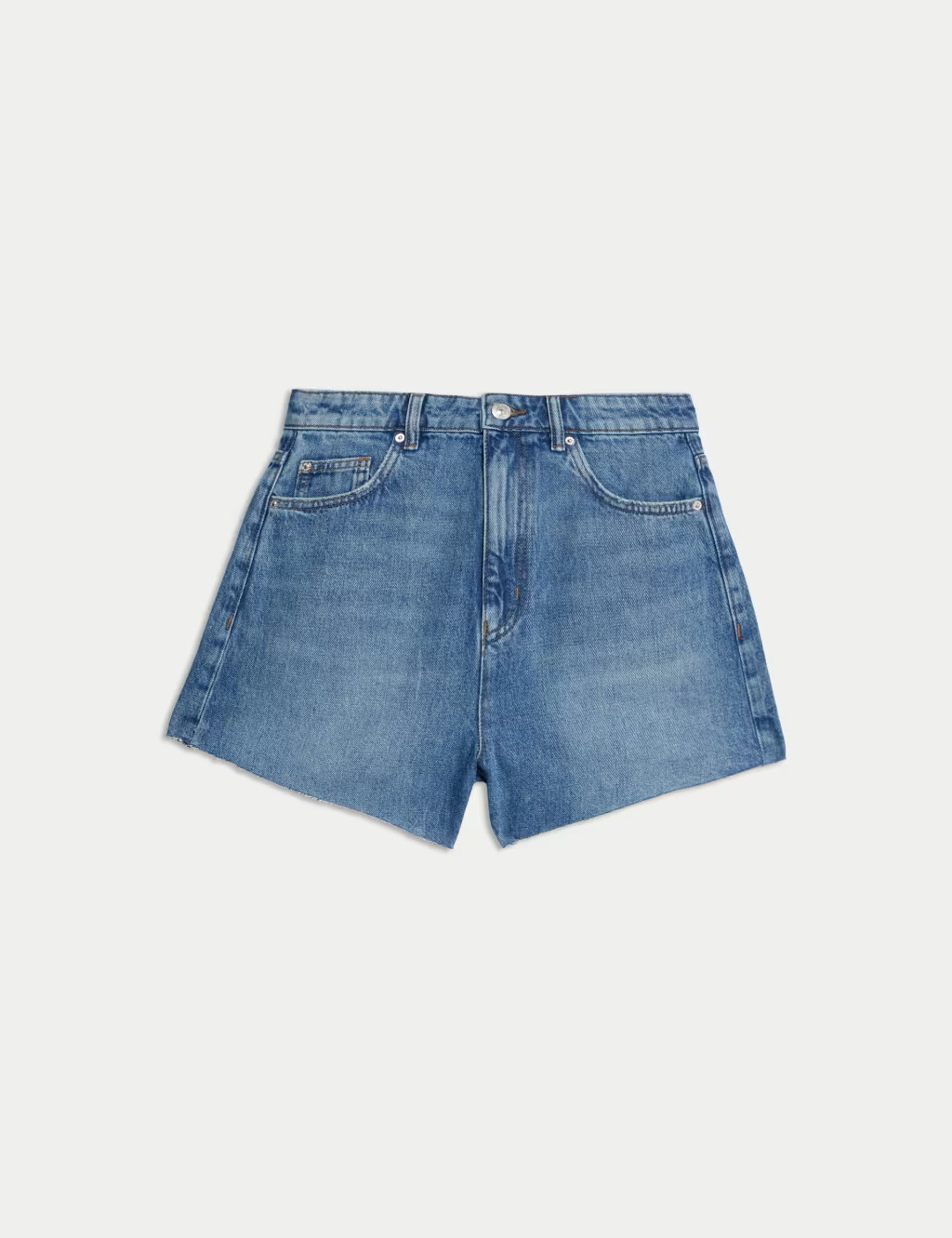 Denim Mom High Waisted Shorts | Marks & Spencer (UK)