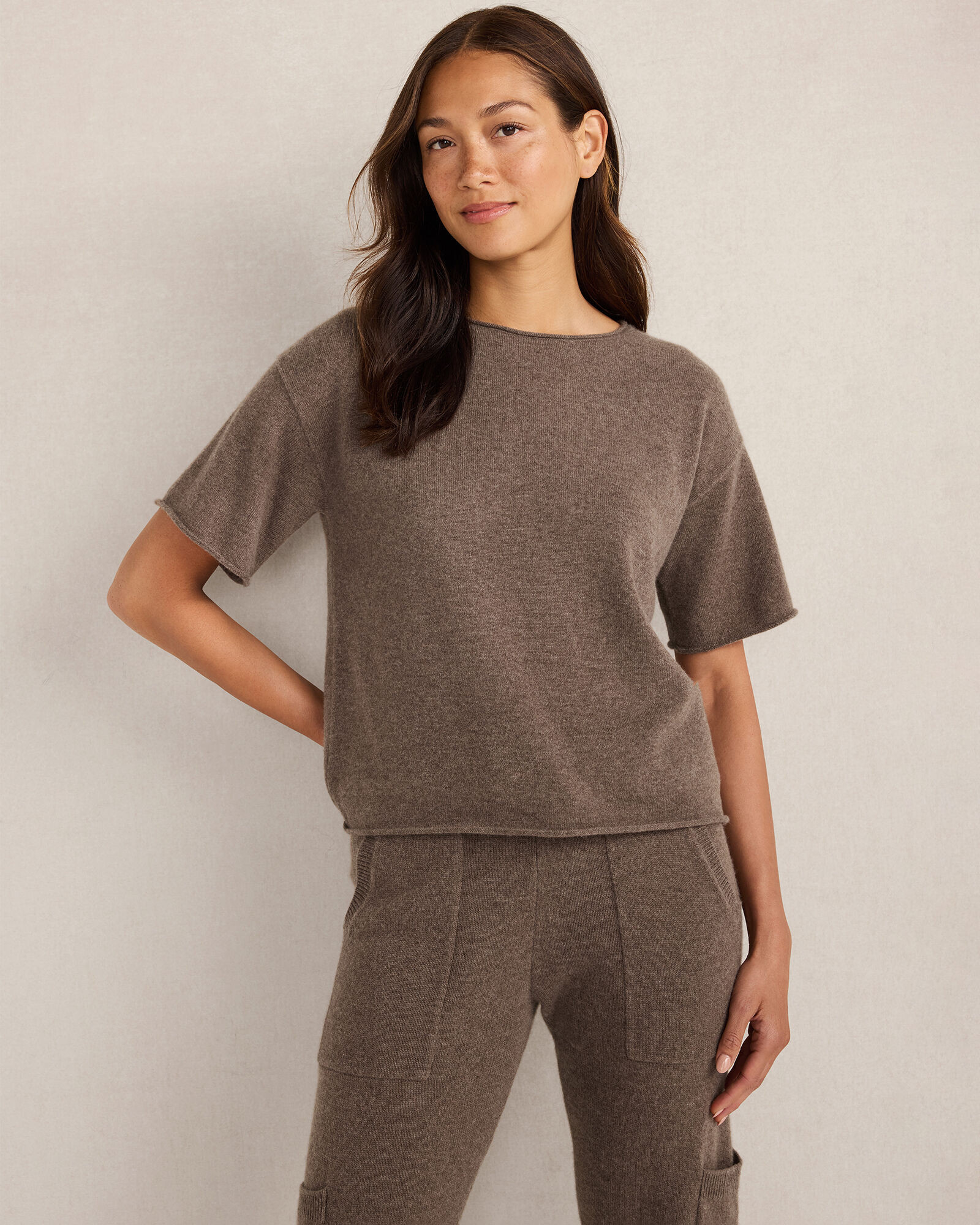 Cashmere Crewneck Tee | Haven Well Within