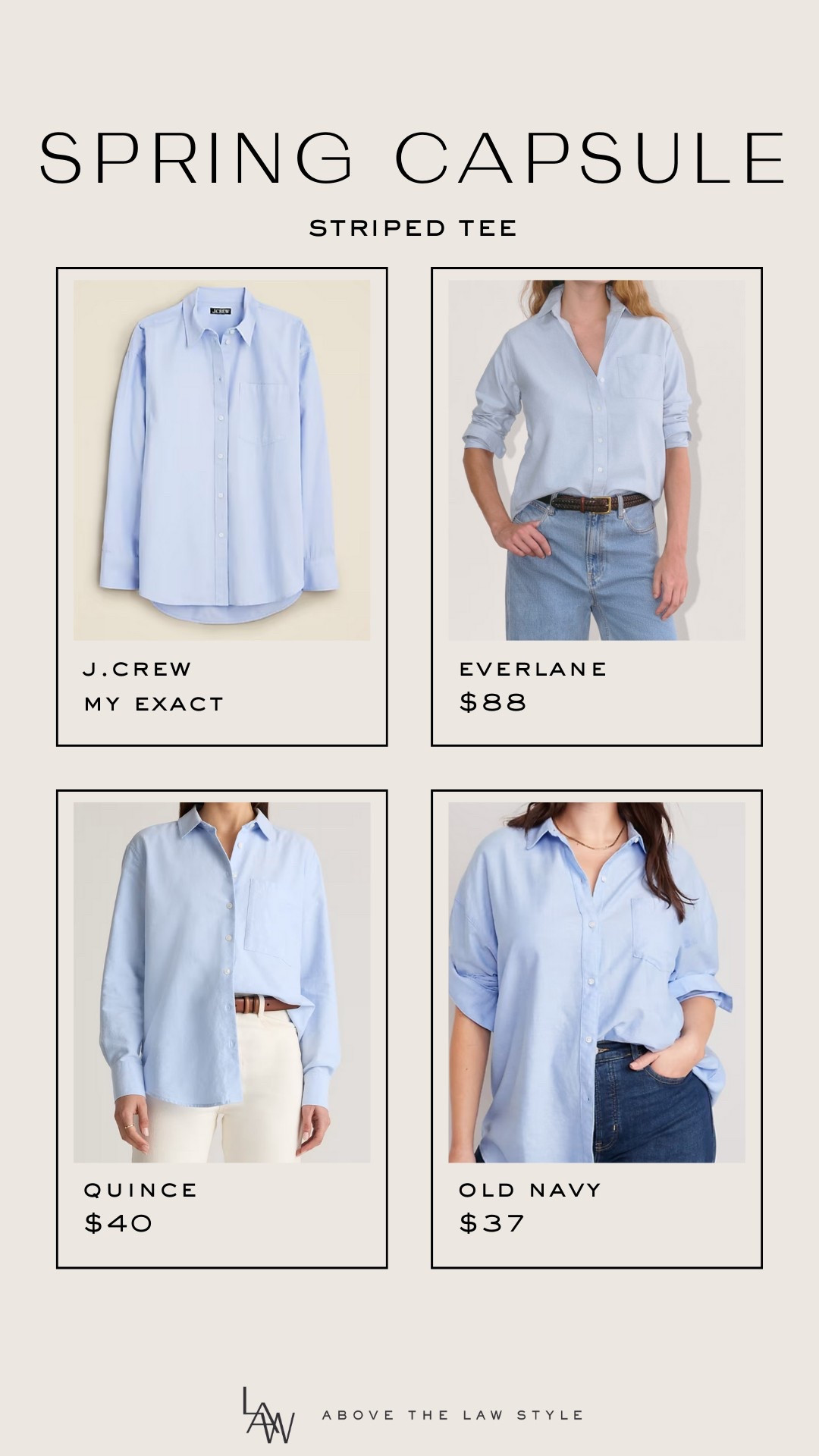 Spring Capsule: Button-up Shirt

#LTKStyleTip #LTKFindsUnder100 #LTKFindsUnder50