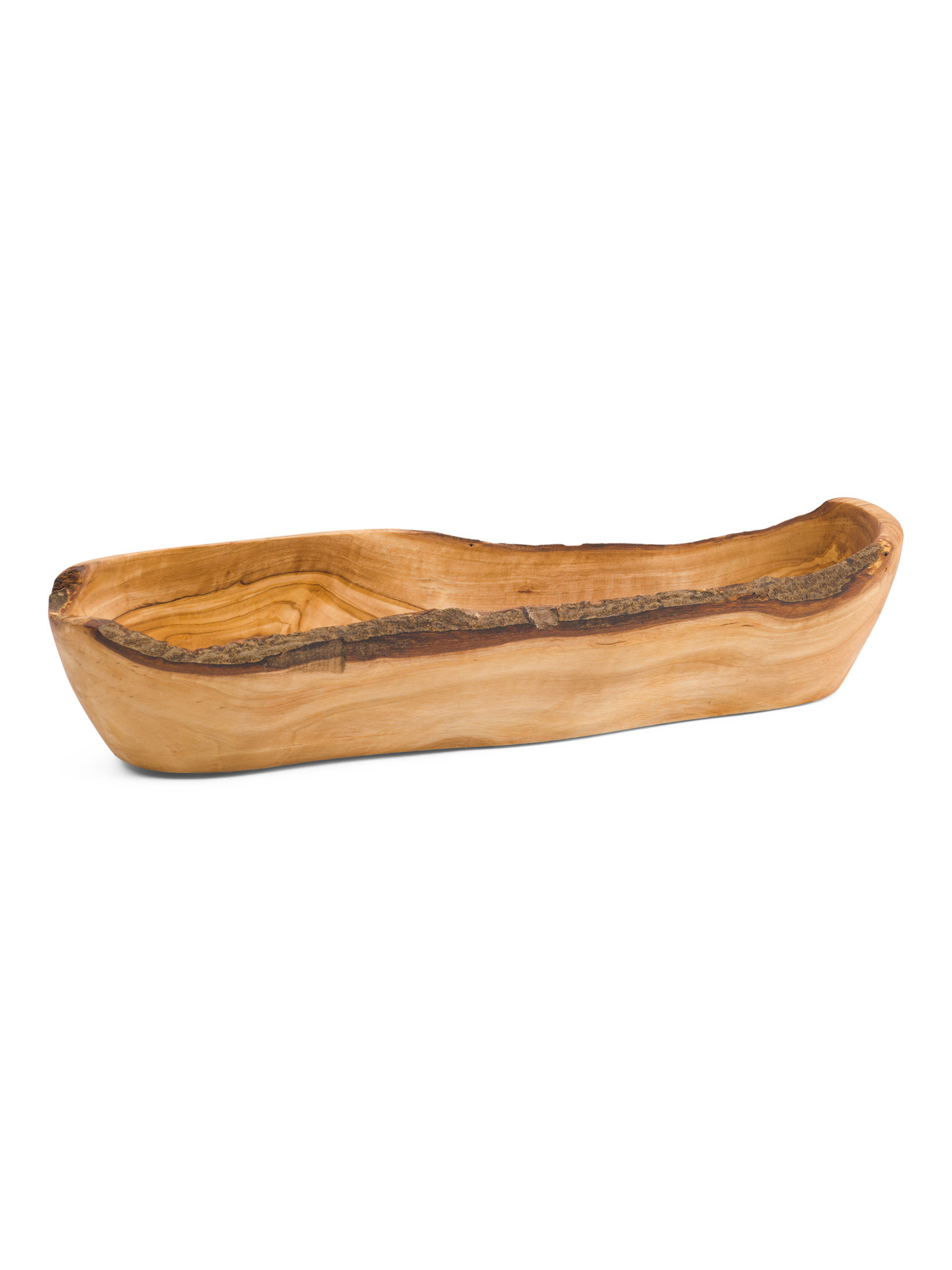 Made In Italy 14in Olivewood Raw Edge Bowl | TJ Maxx