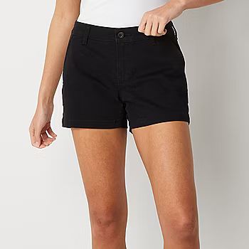a.n.a Womens Mid Rise 3 1/2" Chino Short | JCPenney