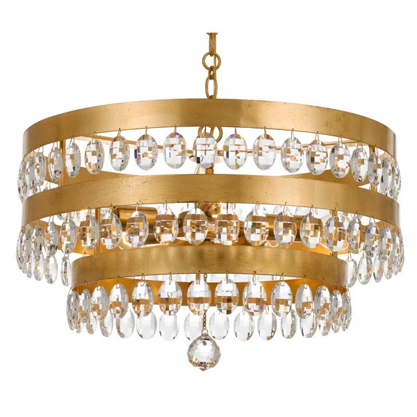 Swanner 5 - Light Unique / Statement Tiered Chandelier | Wayfair Professional