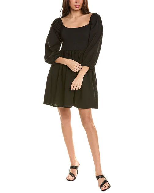 Nation LTD Heddie Combo Babydoll Dress | Shop Premium Outlets