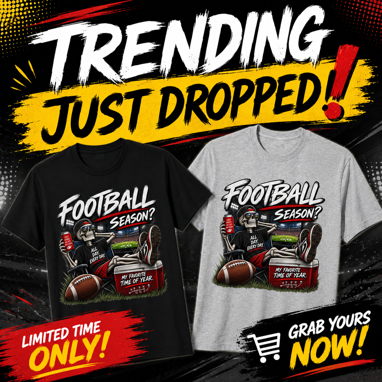 🏈 **FOOTBALL SEASON IS HERE!** 🏈 This “Football Season? My Favorite Time of Year” graphic is made for anyone who lives for game day, weekend football, tailgates, watch parties, and cheering from kickoff to the final play! 🙌🏟️ Such a fun football season look for showing off those **ALL DAY, EVERY DAY** football vibes!

#LTKGameDay #LTKMensStyle #LTKSeasonal #LTKFinds #LTKStyle
 

 #LTKSeasonal #LTKHome #LTKMens
