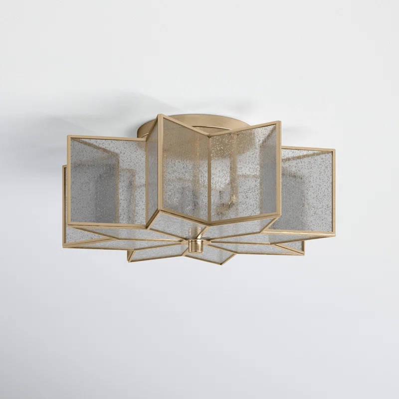 Putnam 2 - Light 16" Unique/Statement Star Flush Mount | Wayfair Professional