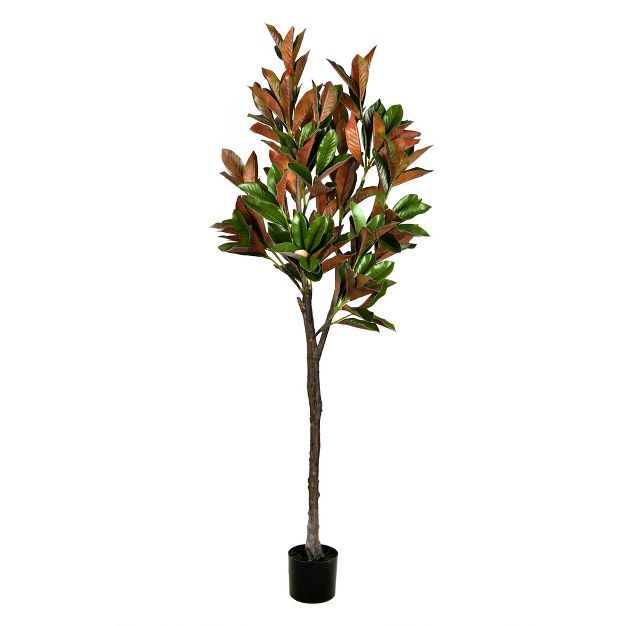 Vickerman Artificial Green Magnolia Tree in Pot | Target
