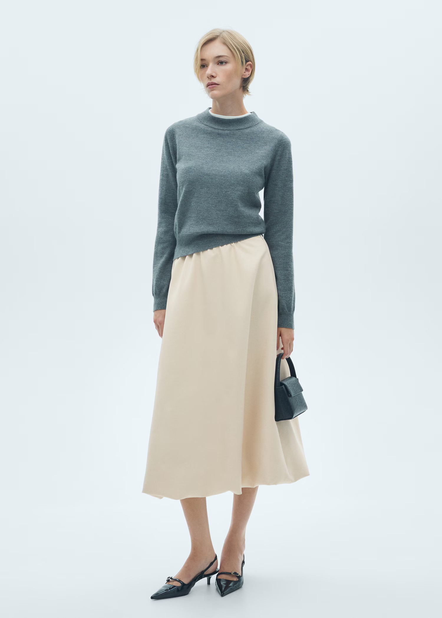 Flared midi-skirt - Women | MANGO USA | Mango (US/MX/AU)