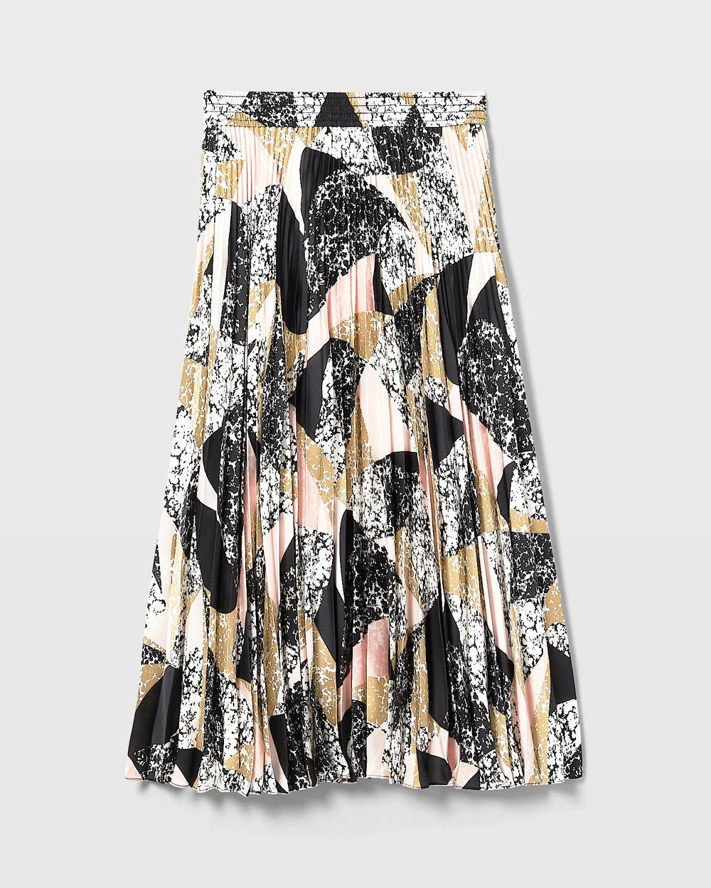 Printed Pleated Midi Skirt | Club Monaco (Global)