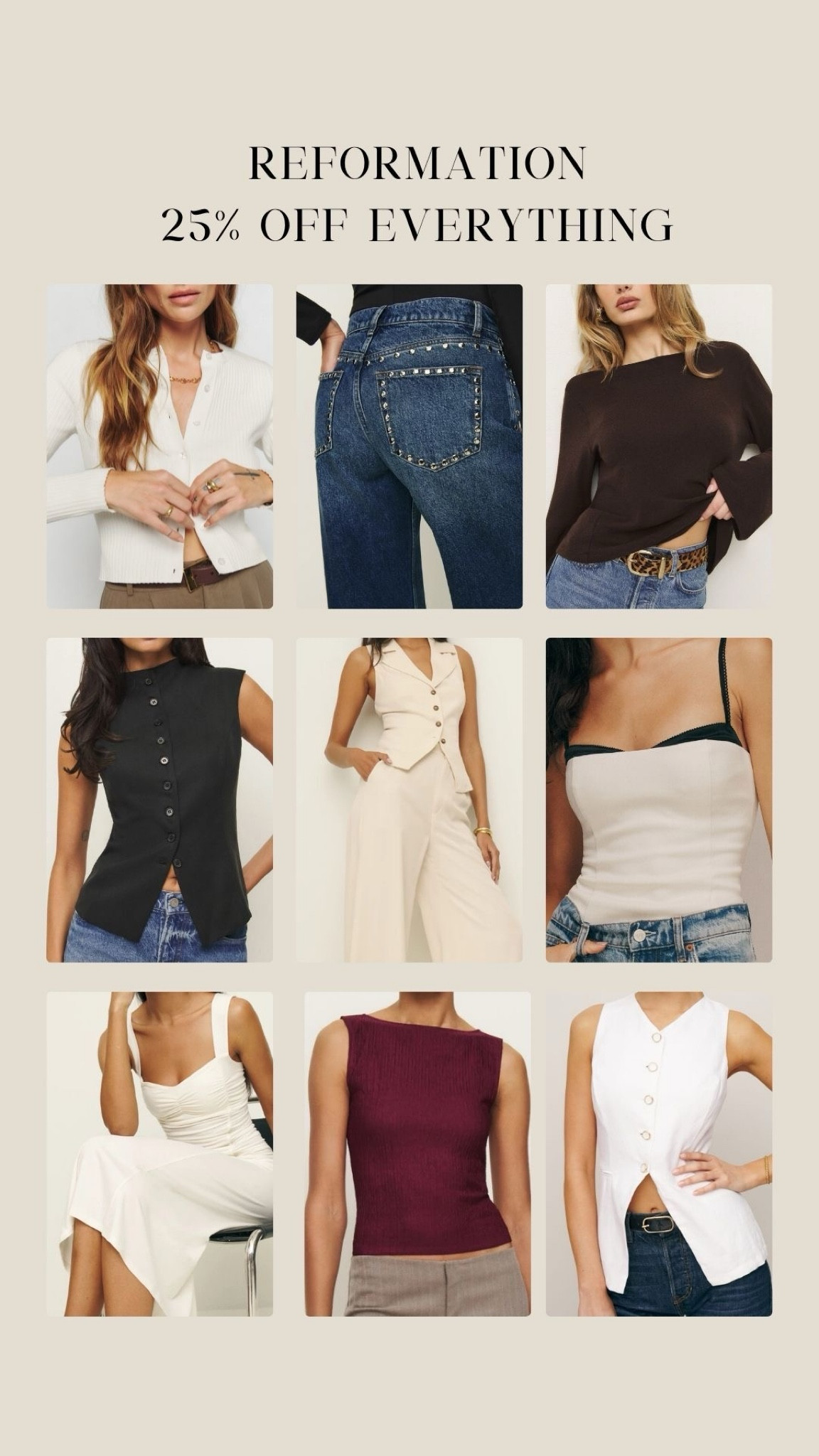 Reformation 25% off this Black Friday x

#LTKuk #LTKautumn