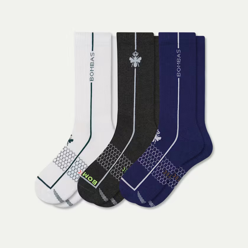 Men's All-Purpose Performance Calf Sock 3-Pack | Bombas