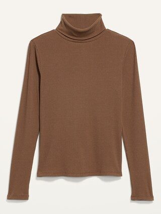 Rib-Knit Turtleneck Top for Women | Old Navy (US)