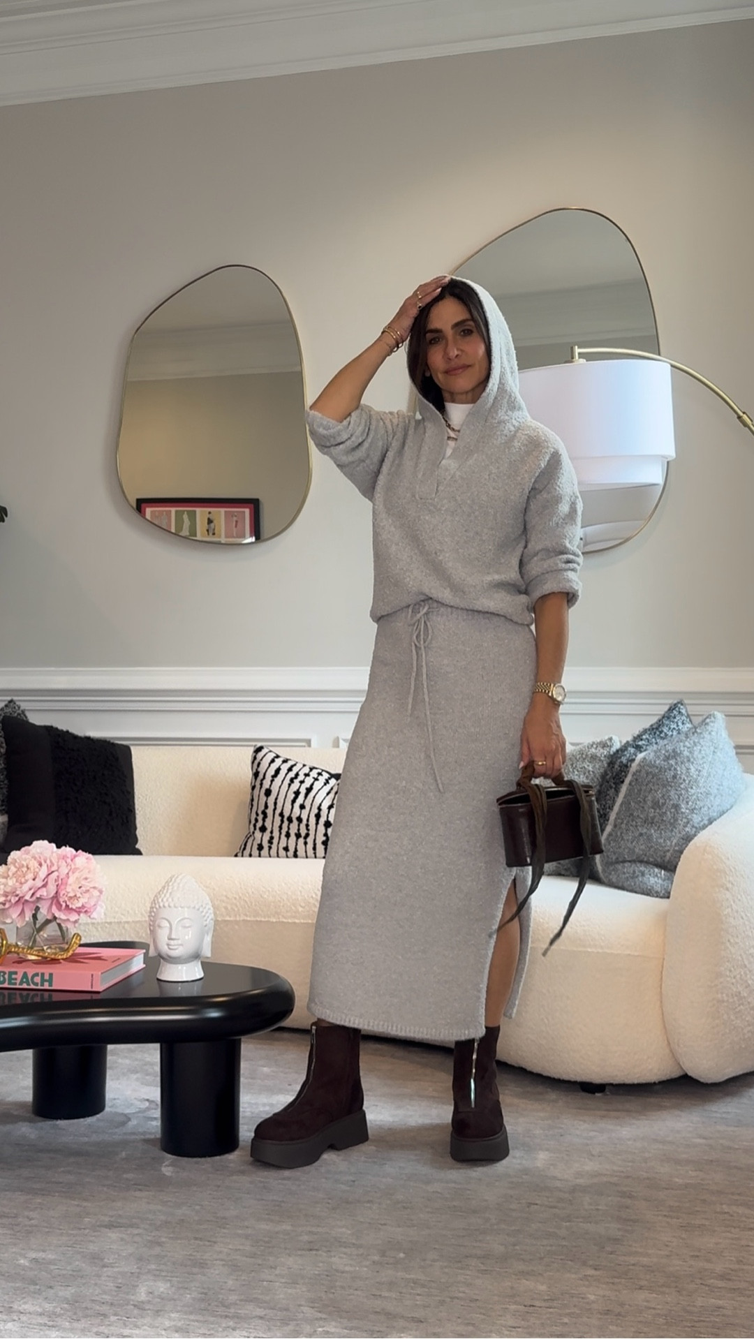 The boucle maxi skirt set everyone is going crazy over! Under $100! 

Skirt runs small- I’m in a SM 
Top is generous I’m wearing XS. 



#LTKOver40 #LTKgrwm #LTKFindsUnder100