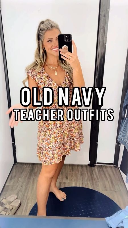 Old navy teacher outfits / business casual workwear outfits 🫶🏻 //***SIZING HELP: I’m 5’3, size S or 2/4, and a 36B bust. I’m wearing an XS in all the tops, the cargo pants and the dress, my true size S in the denim jacket, and my true S in the black pixie wide leg pants. 🤗 I feel like these outfits will work for so many different business casual workwear environments! And for more than just workwear too, obviously. I can’t wait to wear that little dress to church soon — it’s sooo comfy and cute! 😍 Stay tuned this week for lots more outfit ideas…! 🚨 I can’t find the white peplum top online yet so I linked similar!!! 



oldnavystyle #oldnavyoutfit #oldnavyoutfits #teacheroutfit #teacheroutfits #teacheroutfitoftheday #teacherstyle #teacherstyles #businesscasualoutfit #businesscasual

Teacher outfit
Teacher ootd
Work style
Work outfits


#LTKunder50 #LTKstyletip #LTKworkwear