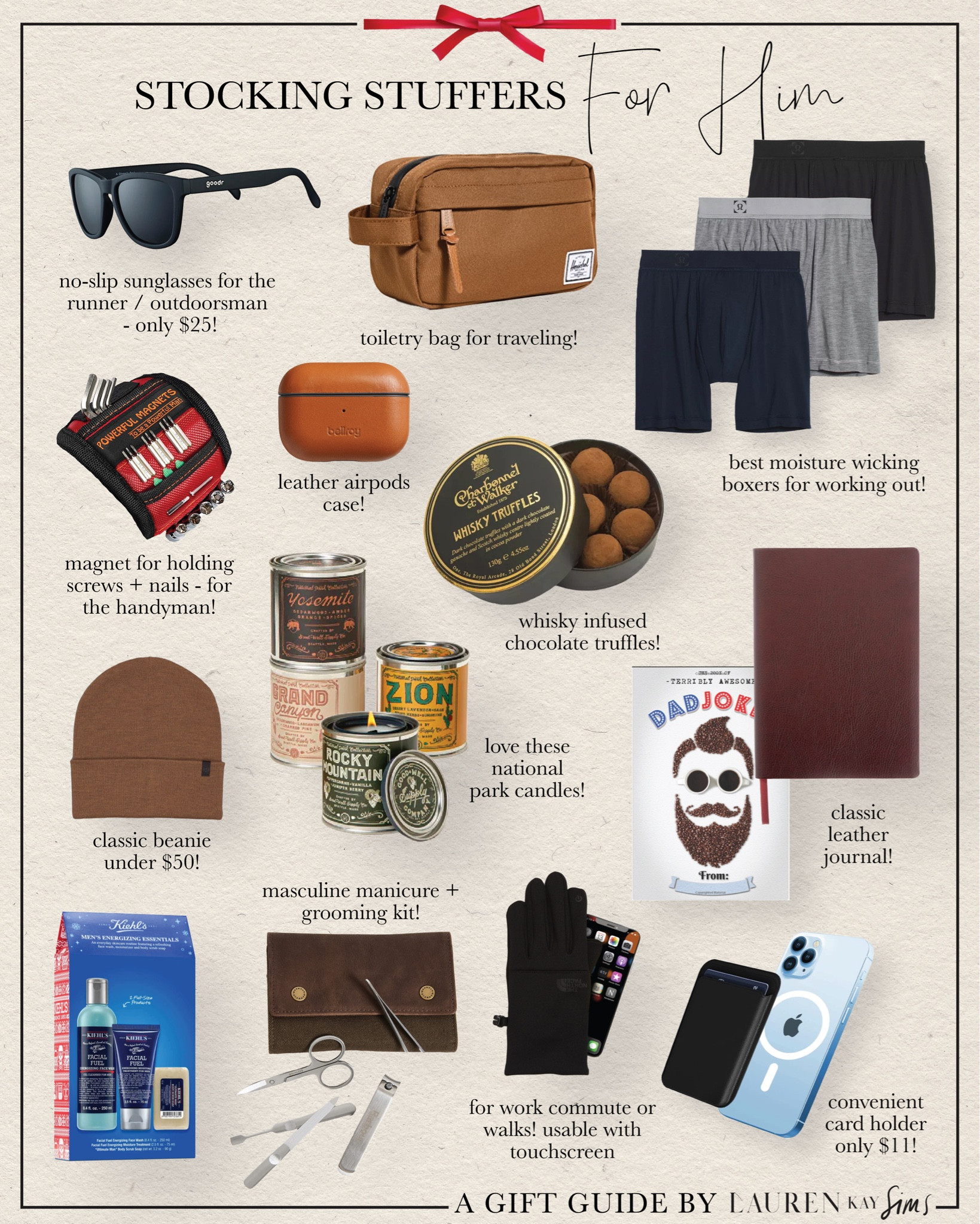 stocking stuffer gift ideas for him 🖤 #giftsforhim #mensgiftideas 

#LTKmens #LTKGiftGuide #LTKHoliday