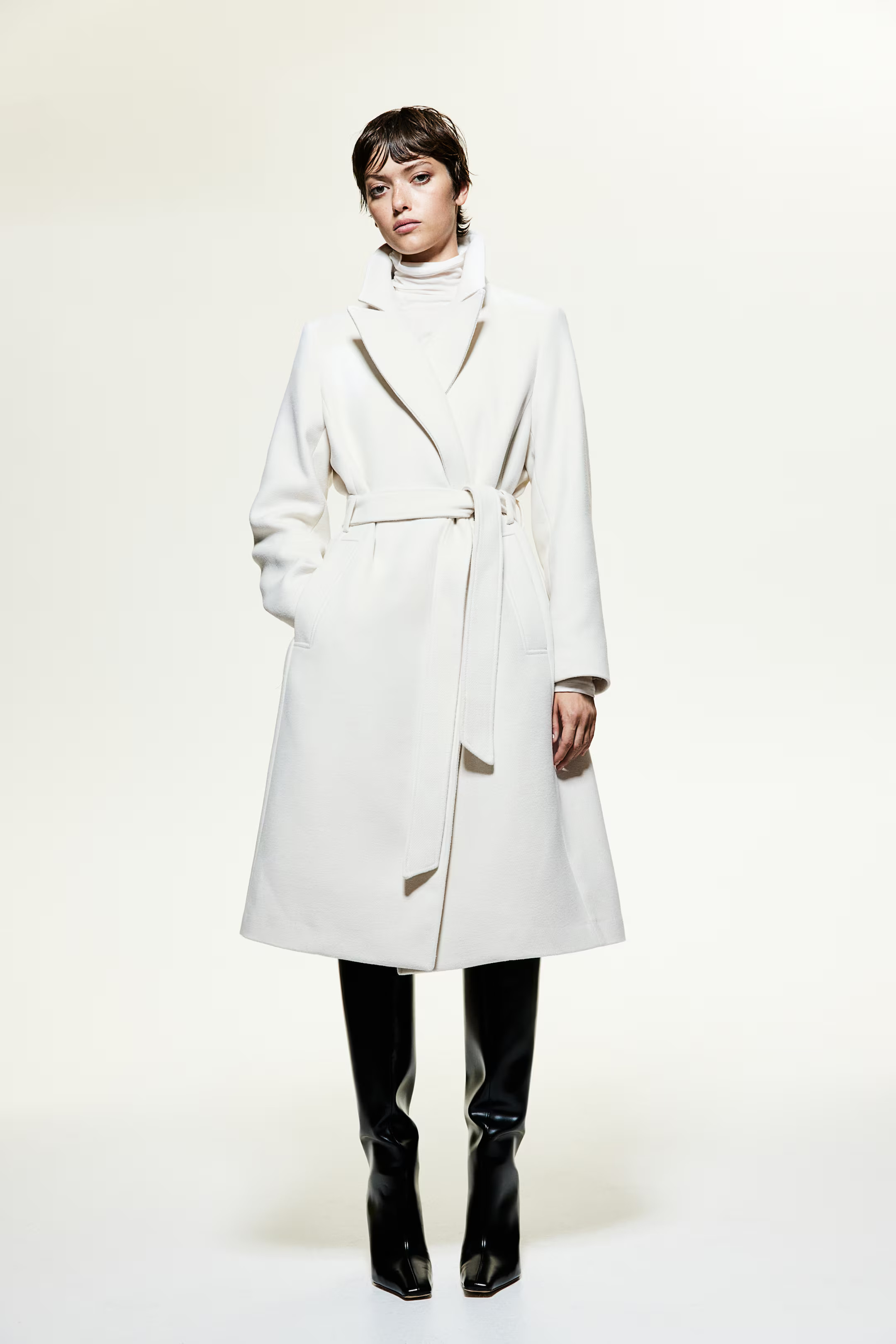 Tie-belt coat | H&M (UK, MY, IN, SG, PH, TW, HK)
