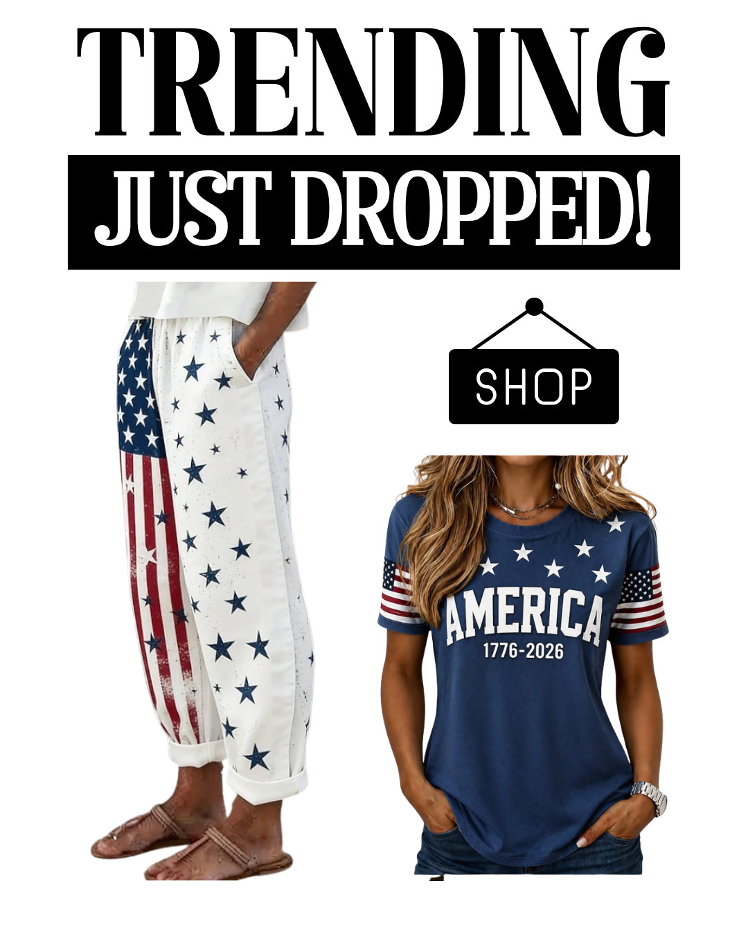 Obsessed with this patriotic look from LightInTheBox! The perfect outfit for Fourth of July celebrations, backyard BBQs, fireworks, parades, and all your summer festivities. Comfortable, festive, and so easy to style with your favorite sandals, sneakers, or accessories for an effortlessly cute holiday look! ❤️🤍💙

#LTKStyle #LTKSeasonal #LTKFinds #LTKFashion #LTKHolidayStyle 

 #LTKootd #LTKSeasonal #LTKSaleAlert