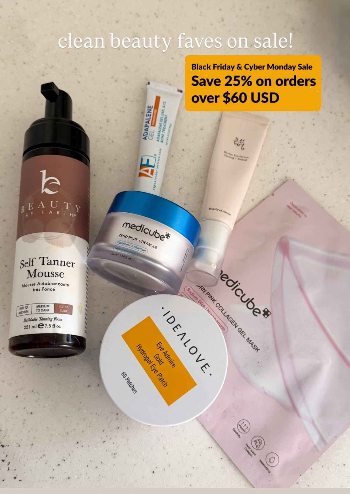 Clean (er) beauty faves on sale for black friday! 25% off $60+ sitewide! 
Ps i get the darkest version of the self tanner :)


@iherb #iherb #ad

#LTKCyberWeek #LTKBeauty #LTKselfcare