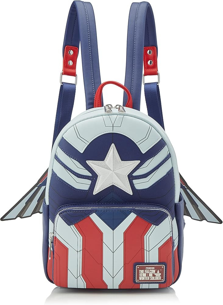 Loungefly Marvel Falcon Captain America Cosplay Mini Backpack | Amazon (US)