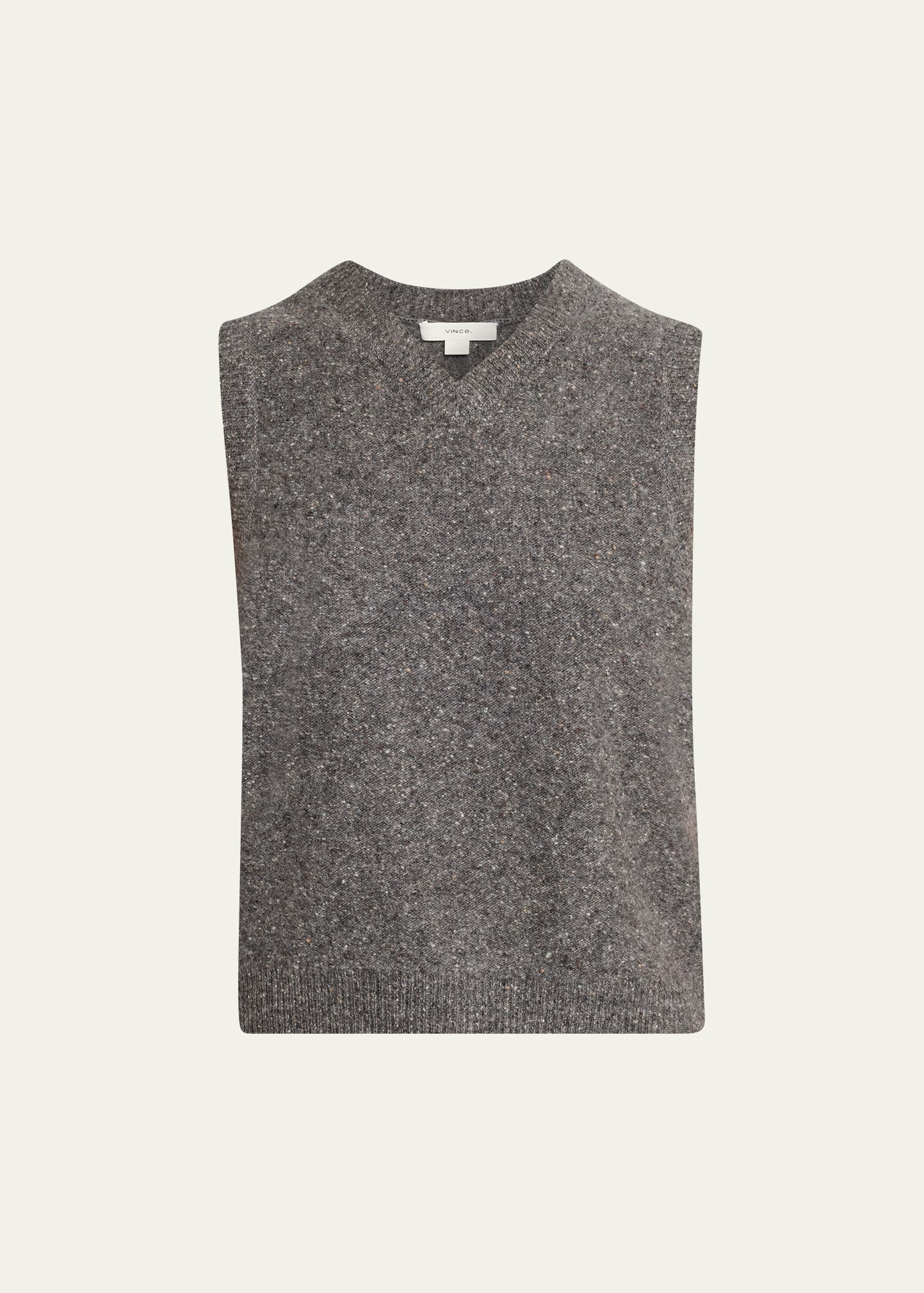 Vince Donegal Plush Cashmere Sweater Vest | Bergdorf Goodman
