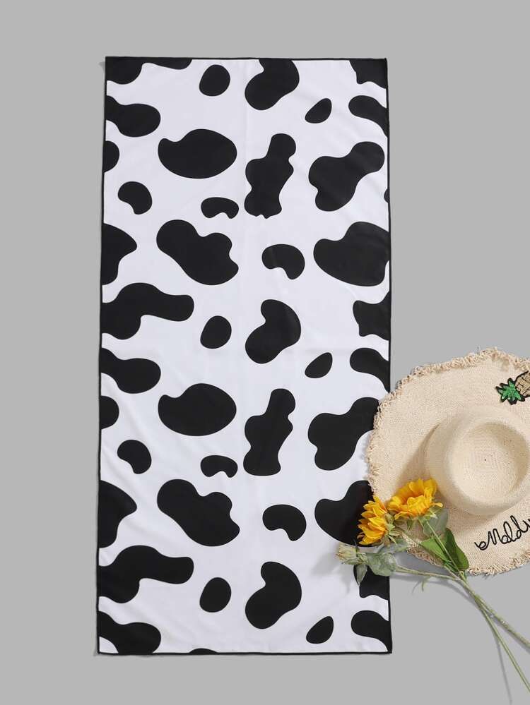 Cow Pattern Beach Blanket | SHEIN