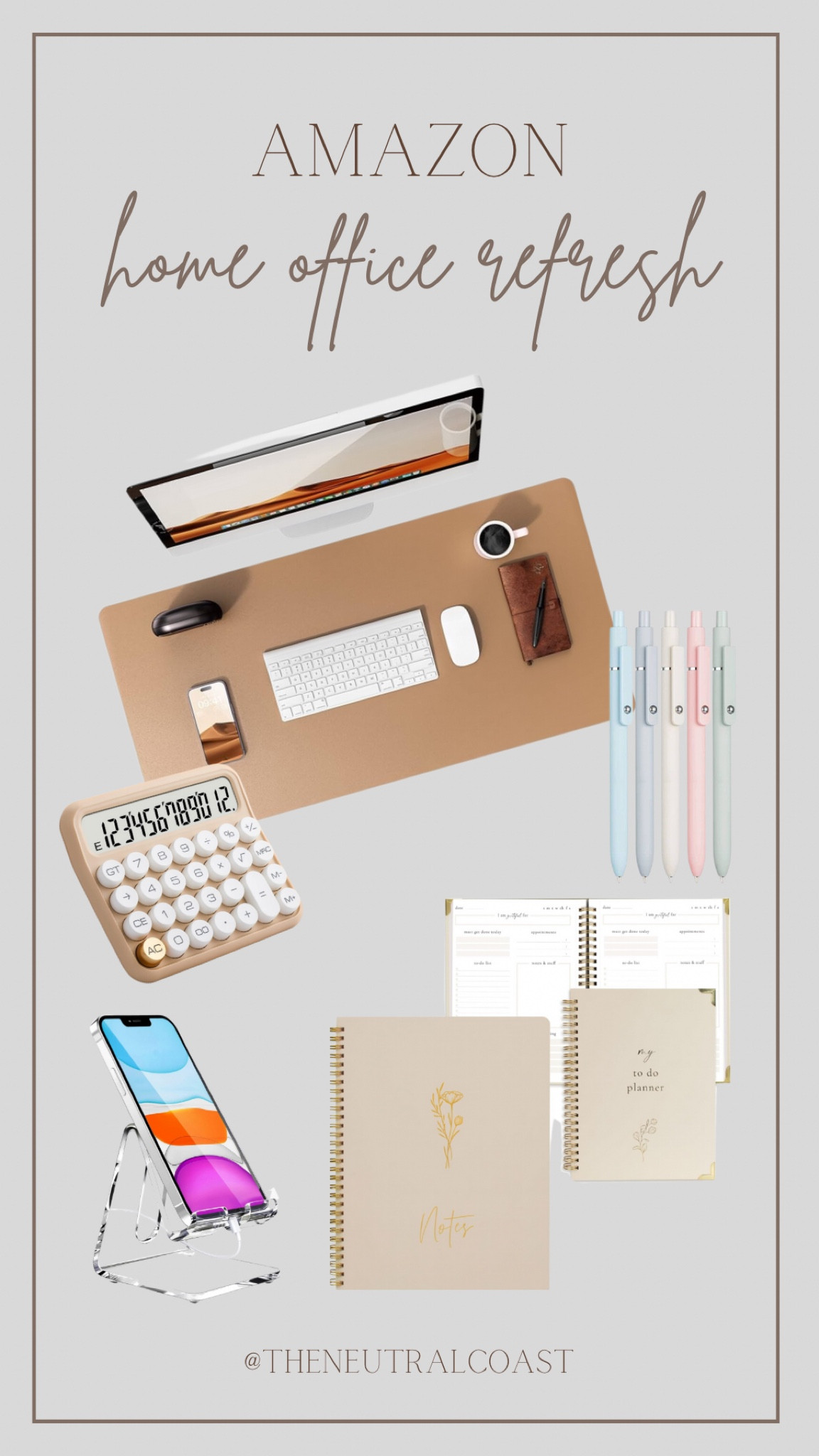 Create an aesthetic calming vibe to your office space with these neutral home office finds from Amazon. 

Back to school. Home office.  Home refresh. Neutral decor. Amazon home. Amazon finds  

#LTKHome #LTKStyleTip #LTKBacktoSchool