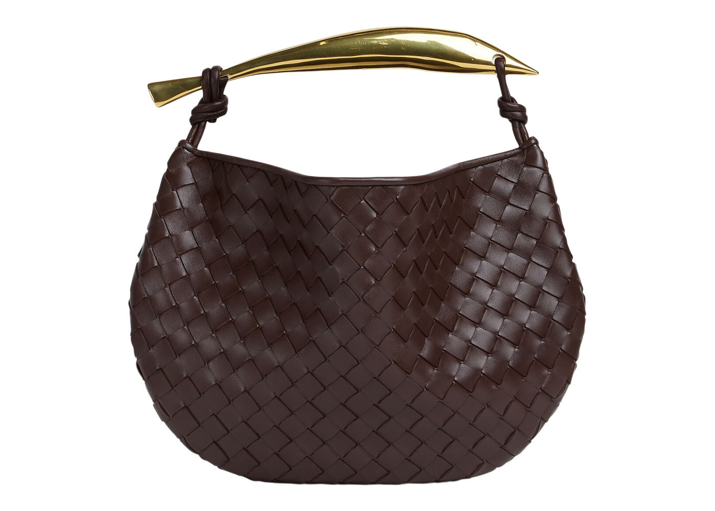 Bottega Veneta Sardine Intrecciato Top Handle Small Bitter Chocolate | StockX