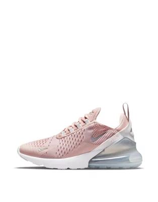 Nike Air Max 270 sneakers in pink oxford/metallic silver | ASOS | ASOS (Global)