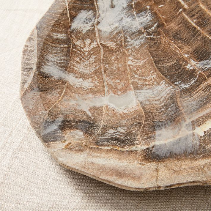 Petrified Wood Tray, Small | West Elm (US)