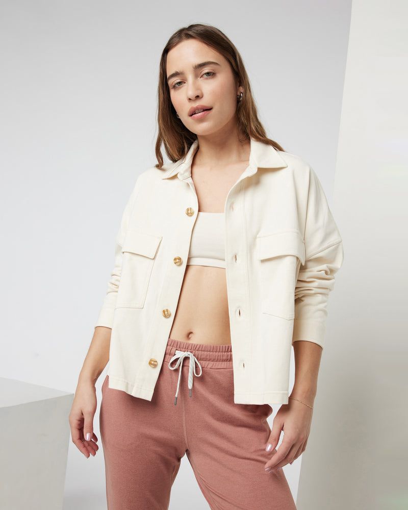 Mackenzie Cropped Shirt Jacket | Vuori Clothing (US & Canada)