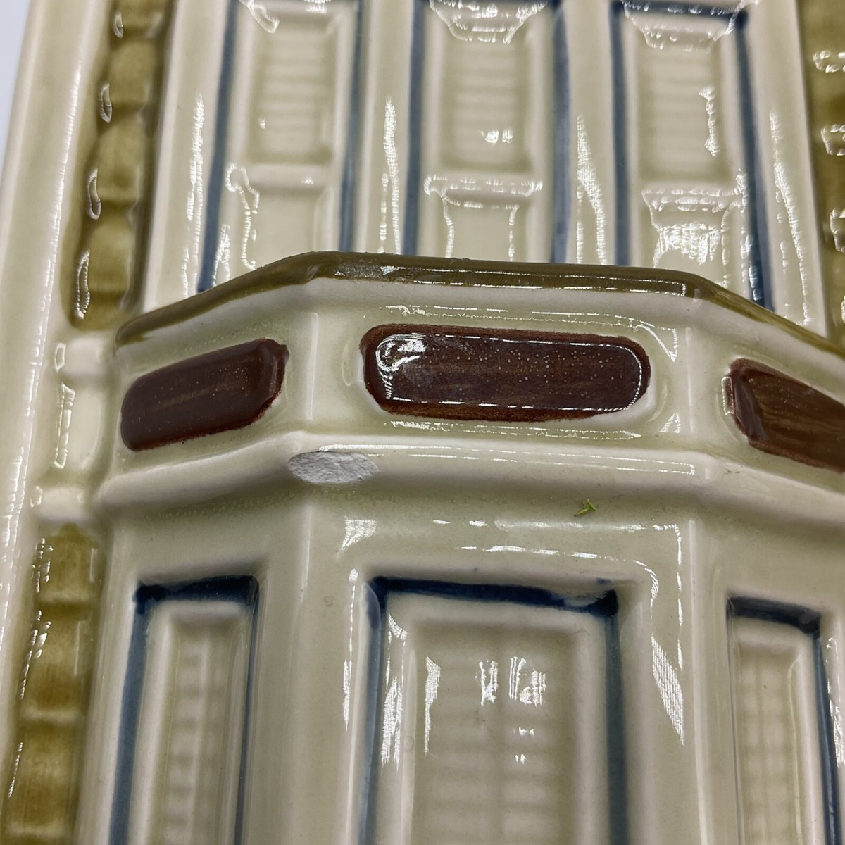 Vintage 1980 OMC Otagiri Ceramic Victorian House Cookie Jar Canister 8” Chips  | eBay | eBay US