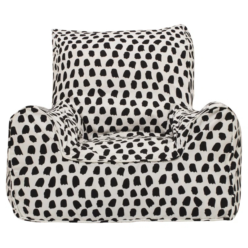 Splotches Small 100% Cotton Bean Bag Cover | Wayfair North America