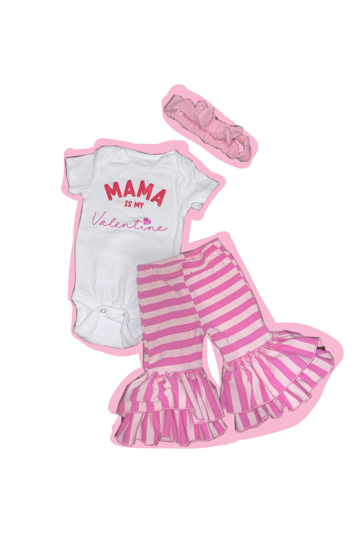 The Cutest Baby Outfit for Valentines Day !!! 💗❤️
baby bell bottoms. pink bell bottoms. baby onesie. valentines baby outfit. pink baby bow. valentines onesie.


#LTKkids #LTKstyletip #LTKbaby