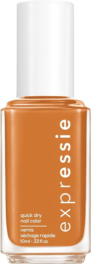 Essie expressie, Quick-Dry Nail Polish, 8-Free Vegan, Brown Orange, Saffr-on The Move, 0.33 fl oz | Amazon (US)