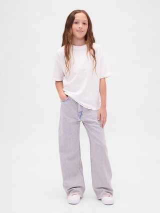 Kids Low Rise Stride Wide-Leg Jeans | Gap (US)