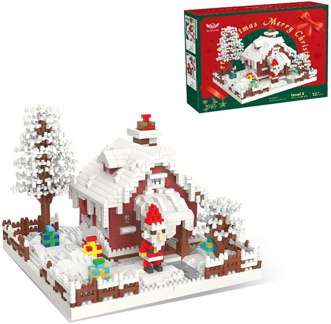 2301Pcs Christmas Architecture Mini Building Blocks Set for Adults – Micro Building Bricks Mode... | Amazon (US)