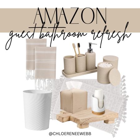 Shop these Amazon finds for a fun little guest bathroom refresh! 

Amazon home, home decor, bathroom decor, guest bathroom finds, neutral bathroom, bathroom towels, bath mat

#LTKhome #LTKfindsunder100