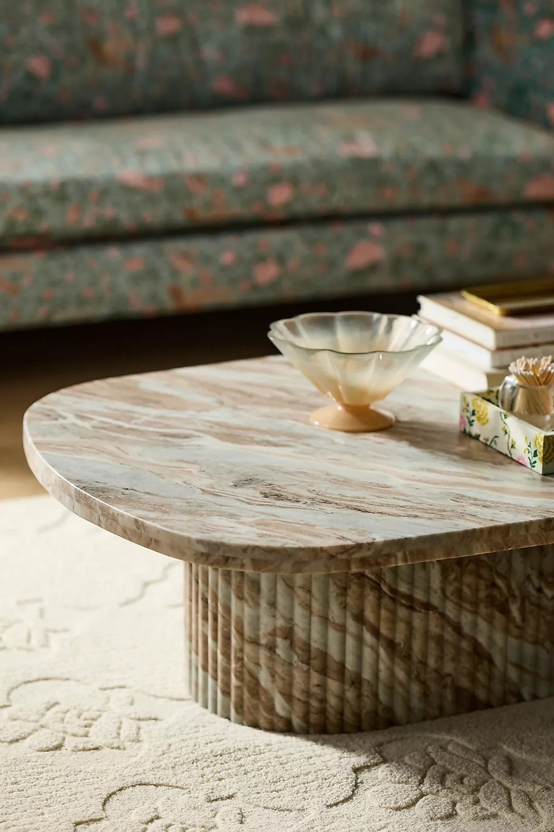 The Anthropologie Kanta Oval 55” Fluted Marble Coffee Table in Toronto Marble is a gorgeous statement piece for an elevated neutral living room. Crafted from marble with natural variation, its oval top and sculptural fluted base bring texture and architectural interest without overwhelming the space. Style it with coffee table books, a decorative bowl, or minimal objects for a warm, designer-inspired look. Save this Anthropologie home find for neutral living room ideas, marble coffee table inspiration, quiet luxury decor, and sophisticated coffee table styling.

Anthropologie coffee table, Kanta marble coffee table, Toronto marble coffee table, neutral marble coffee table, fluted coffee table, oval coffee table, luxury living room decor, neutral living room ideas, quiet luxury decor, sculptural furniture, statement coffee table, designer furniture, Anthropologie home finds, marble furniture, elevated home decor, coffee table styling

#LTKdayinmylife #LTKHome #LTKmomlife
