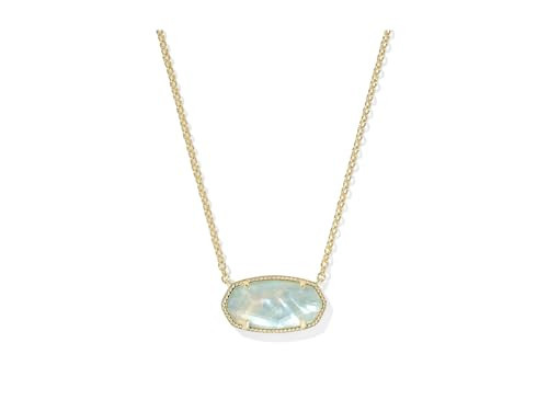 Kendra Scott Womens Elisa Statement Pendant Necklace Gold Light Blue Illusion One Size One Size | Amazon (US)