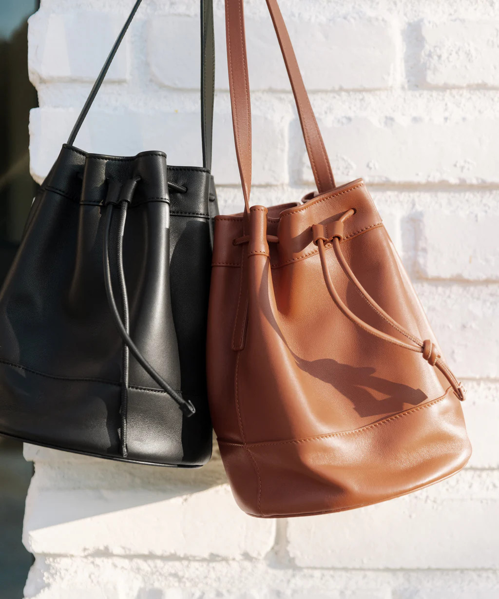 Mini Leather Drawstring Bag | Jenni Kayne
