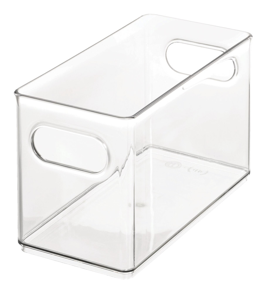 The Home Edit x iDESIGN Clear Plastic Narrow Stacking Pantry Bin Storage Organizer | Canadian Tire