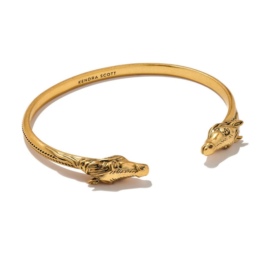 The cutest equestrian bangle I ever saw! I ordered in gold but it comes in silver too! 

#LTKFindsUnder100 #LTKxNSale #LTKSaleAlert