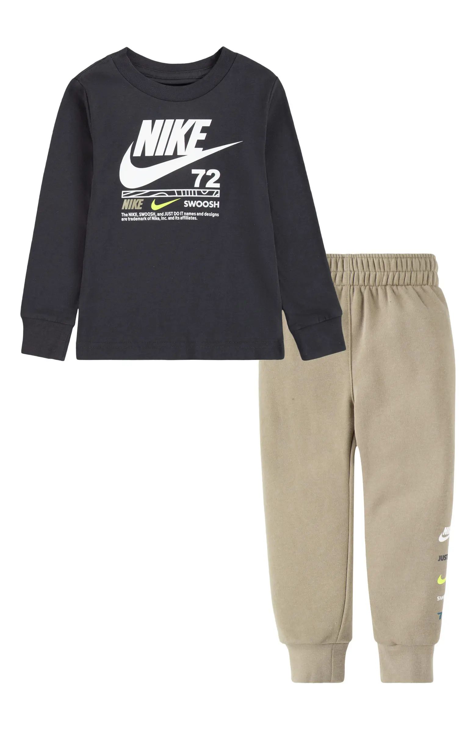 Kids' Long Sleeve Graphic T-Shirt & Joggers Set | Nordstrom