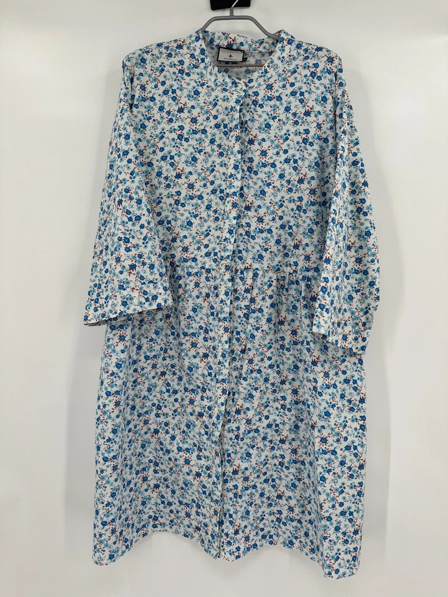 Tuckernuck Women's Calico Floral Royal Shirt Dress Mini Length sz XXXL NWT 3XL | eBay US